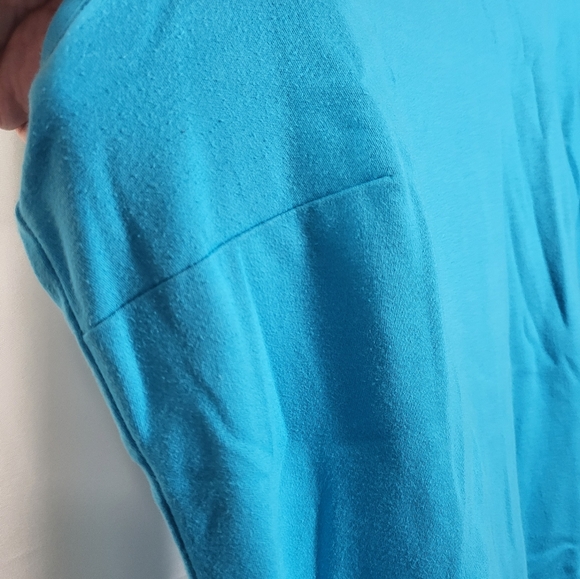 Lands' End blue tank top  women's 2X    #178 - Picture 4 of 5